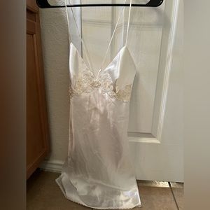 White beaded slip, Victoria’s Secret size S